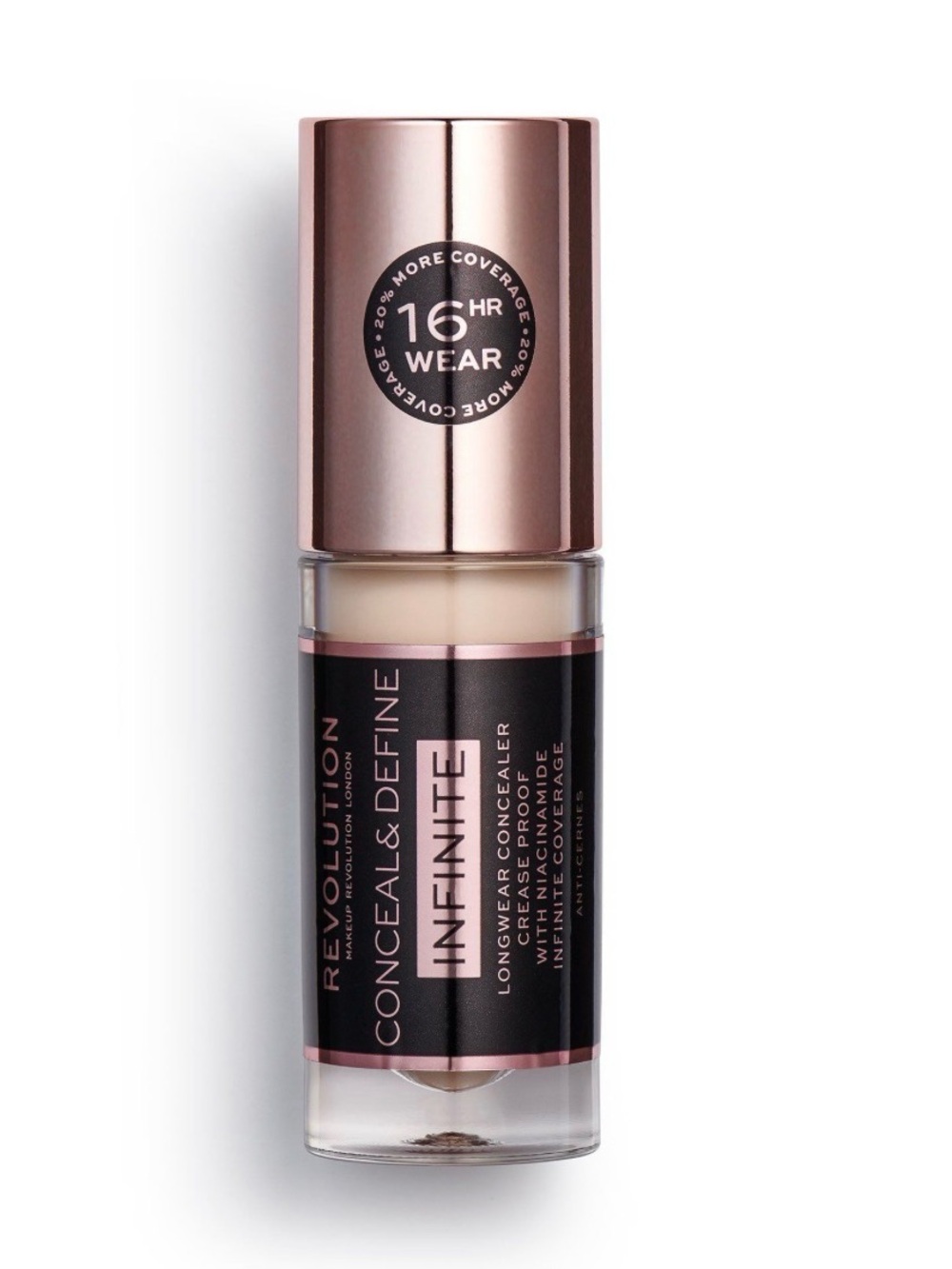 Revolution Conceal & Define Infinite Longwear Concealer - Light/Beige